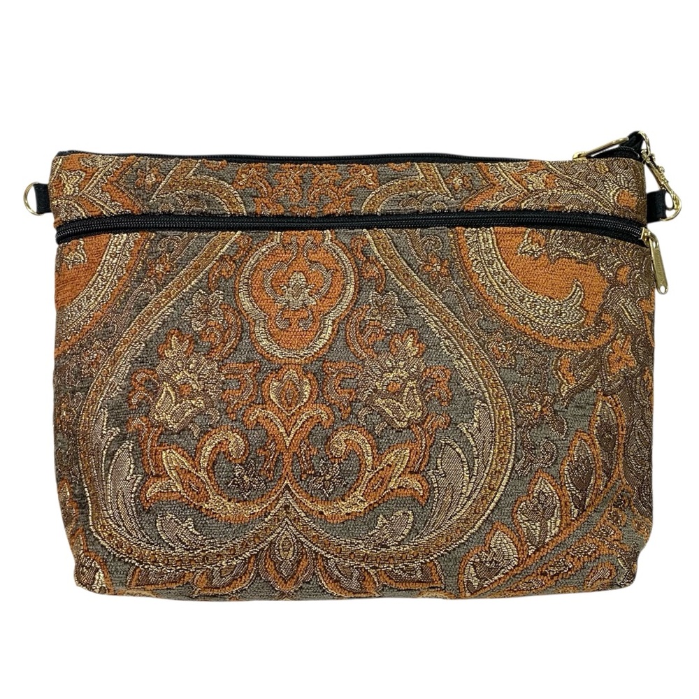 Vintage Danny K. Beverly Hills USA Tapestry Paisley Shoulder Bag - Picture 3 of 12